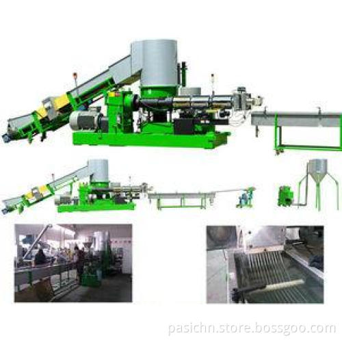 Automatic Strand PE Plastic Granulator Machine With Aggrega